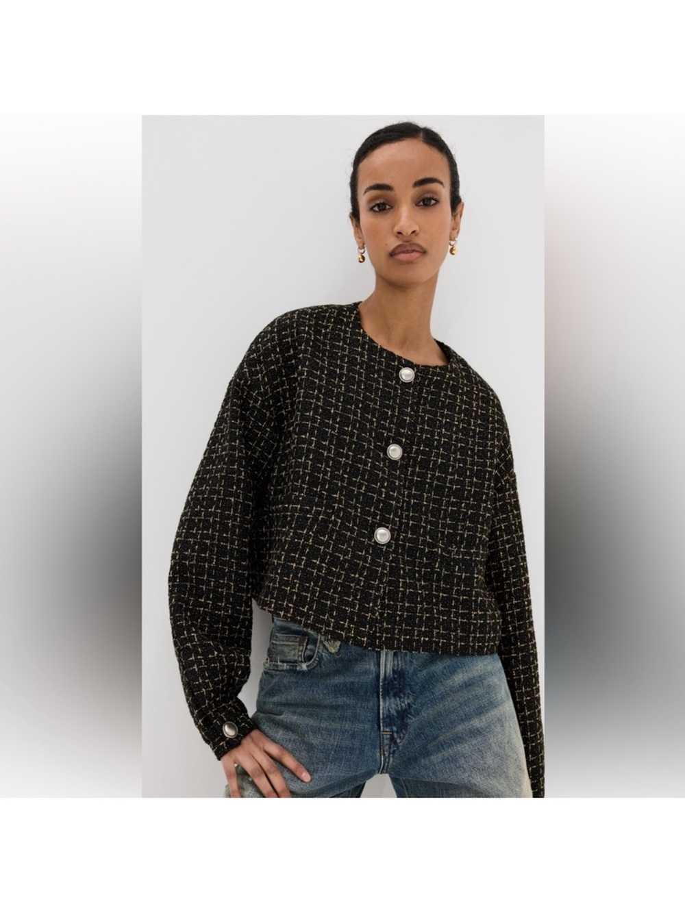 NWT Lioness Coco Jacket in Black and Gold